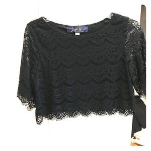 Lacey crop top